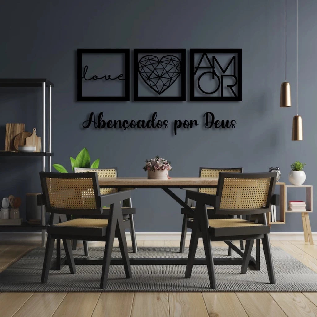 Quadro Decorativo Frases Vazadas - Sua Casa, Seu Estilo - Lugar Favorito