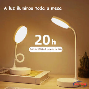 Lâmpada de Mesa LED para Leitura e Estudo - Proteção Ocular - Lugar Favorito