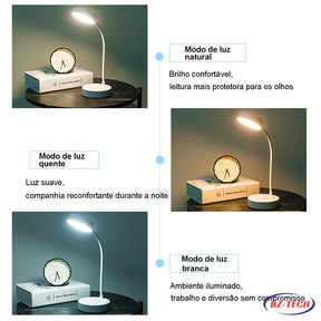 Lâmpada de Mesa LED para Leitura e Estudo - Proteção Ocular - Lugar Favorito