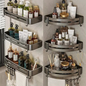 Suporte de Shampoo Adesivo - Organize seu Banheiro com Estilo - Lugar Favorito