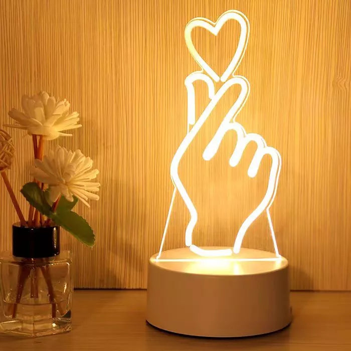 Abajur LED 3D Personalizado - Iluminação Noturna para Quarto - Lugar Favorito