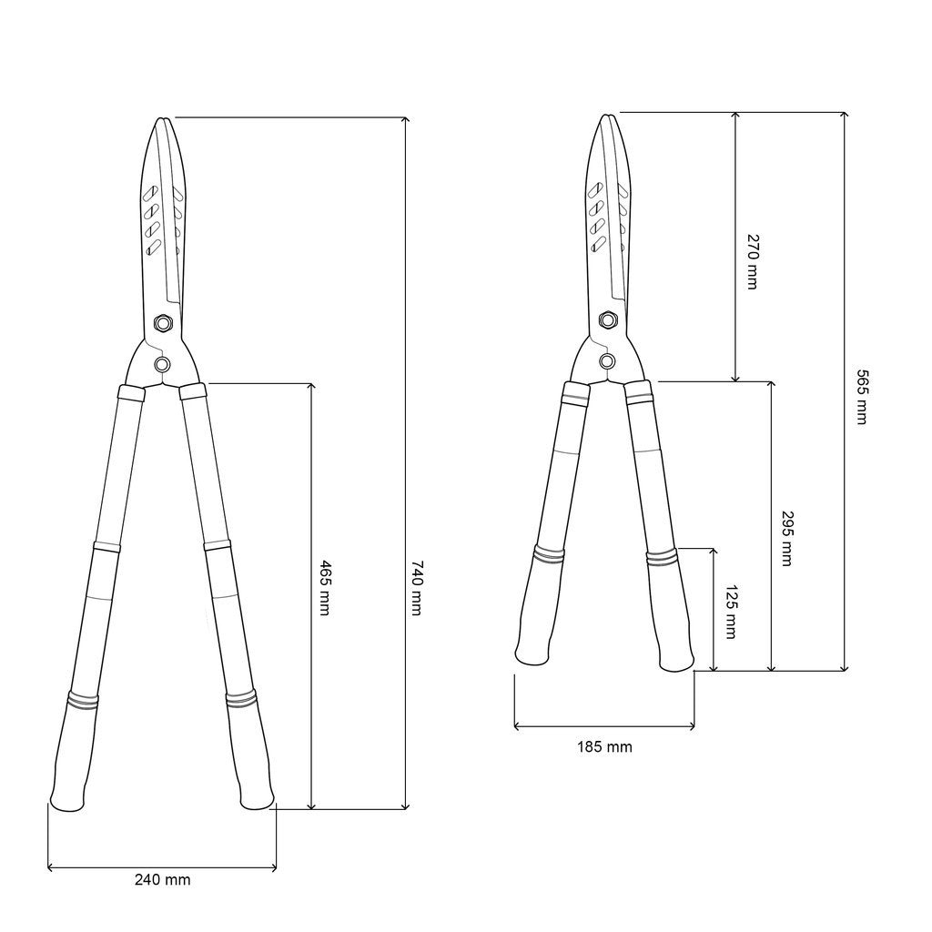 Tesoura de Poda para Cerca Viva 53cm - Lugar Favorito: Seu Jardim Perfeito!